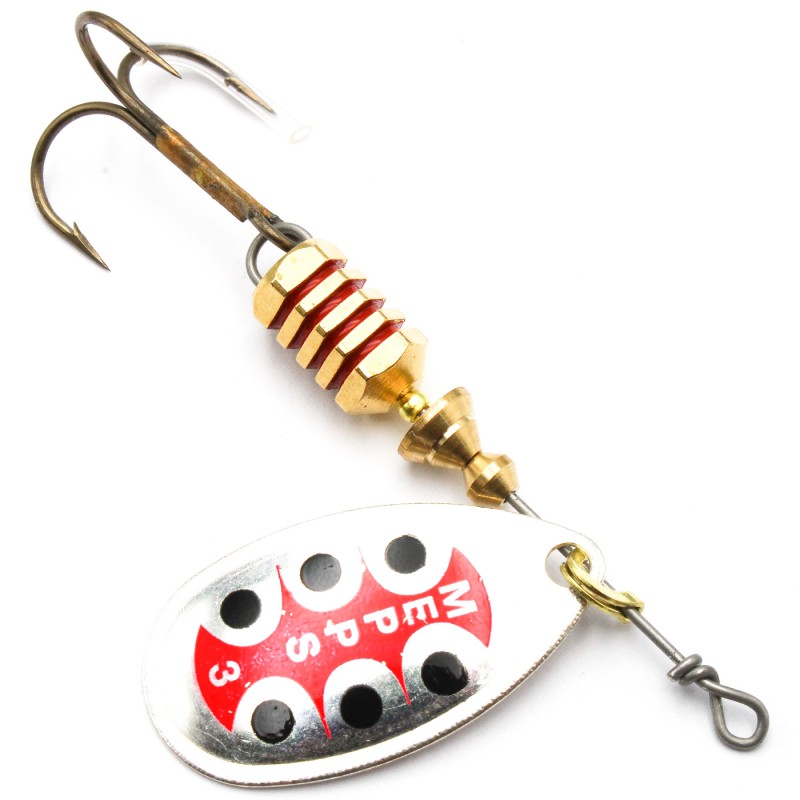 Mepps Aglia TW srebrna 3 – wszechstronna błystka na bolenia, klenia i szczupaka