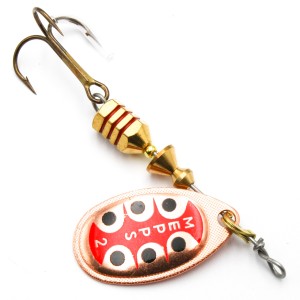 Mepps Aglia TW miedziana 2 – uniwersalna błystka z wymienną kotwiczką