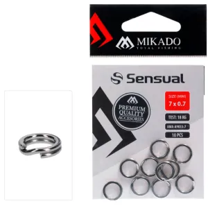 Kółko łącznikowe wzmocnione Mikado 7×0,7 mm 18 kg – 10 szt