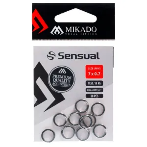 Kółko łącznikowe wzmocnione Mikado 7×0,7 mm 18 kg – 10 szt