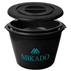 Komplet wiadro, miska i pokrywa 25 litrów Mikado