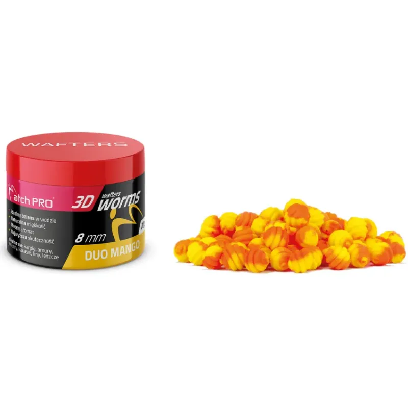 Top Worms Wafters Duo Mango 8mm MatchPro – przynęta feeder