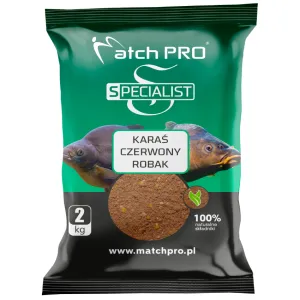 Zanęta MatchPro Specialist Karaś Czerwony Robak 2 kg