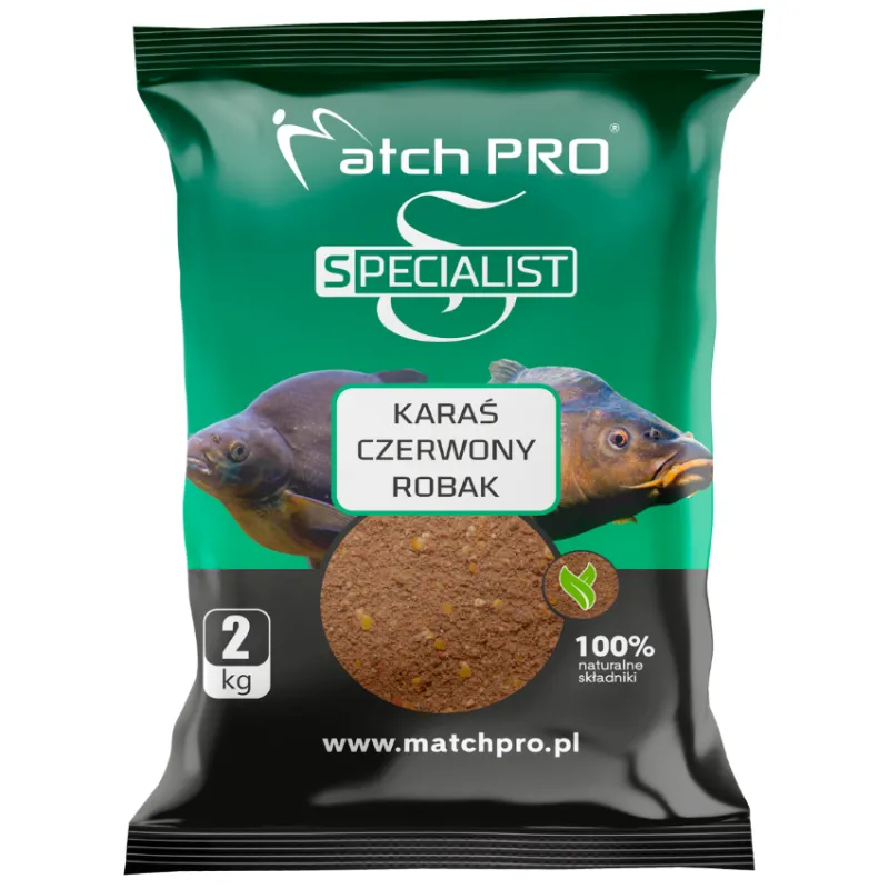 Zanęta MatchPro Specialist Karaś Czerwony Robak 2 kg