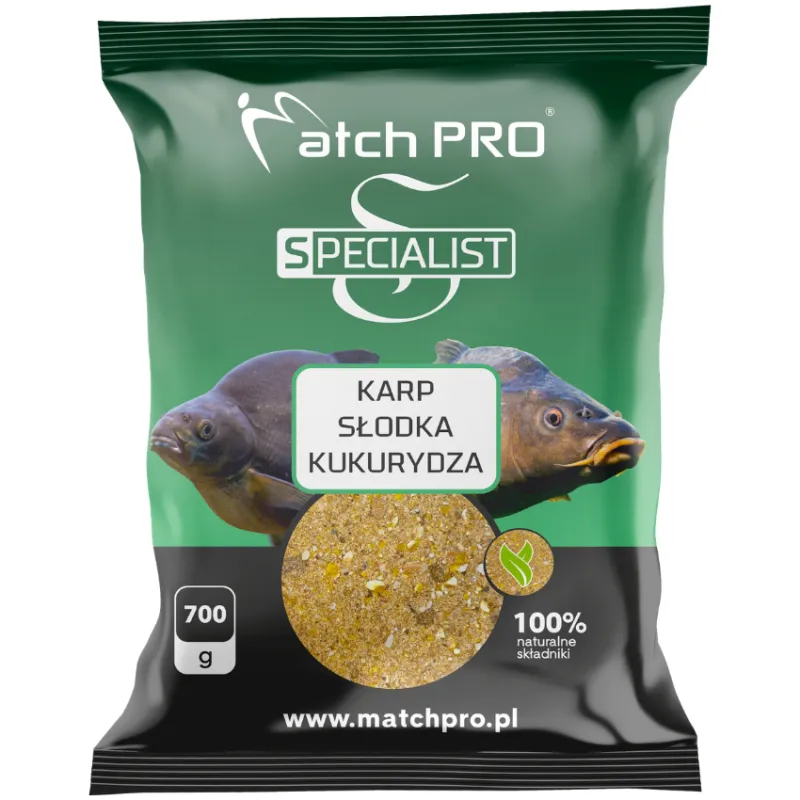 Zanęta MatchPro Specialist Karp Słodka Kukurydza 700g – skuteczna zanęta na karpie