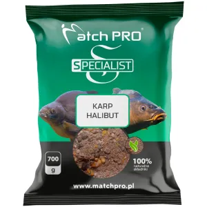 Zanęta MatchPro Specialist Karp Halibut 700g – skuteczna zanęta karpiowa na chłodne dni