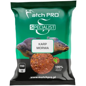 Zanęta MatchPro Specialist Karp Morwa 700g – owocowa zanęta karpiowa o grubym ziarnie