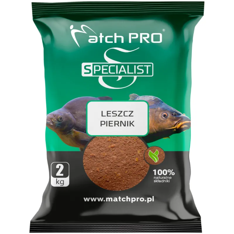 Zanęta MatchPro Specialist Leszcz Piernik 700g – aromatyczna mieszanka na leszcze