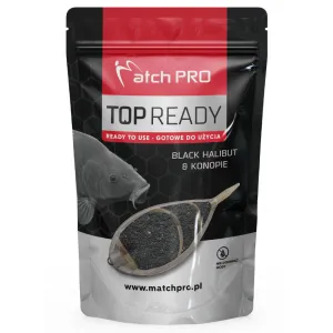 MatchPro Method Mix Ready Halibut Konopie 700g – czarna zanęta do method feeder