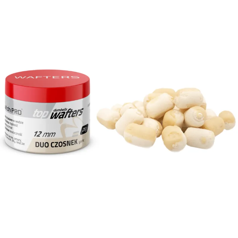 MatchPro Top Dumbells Wafters Duo Garlic 12mm – czosnek na karpia