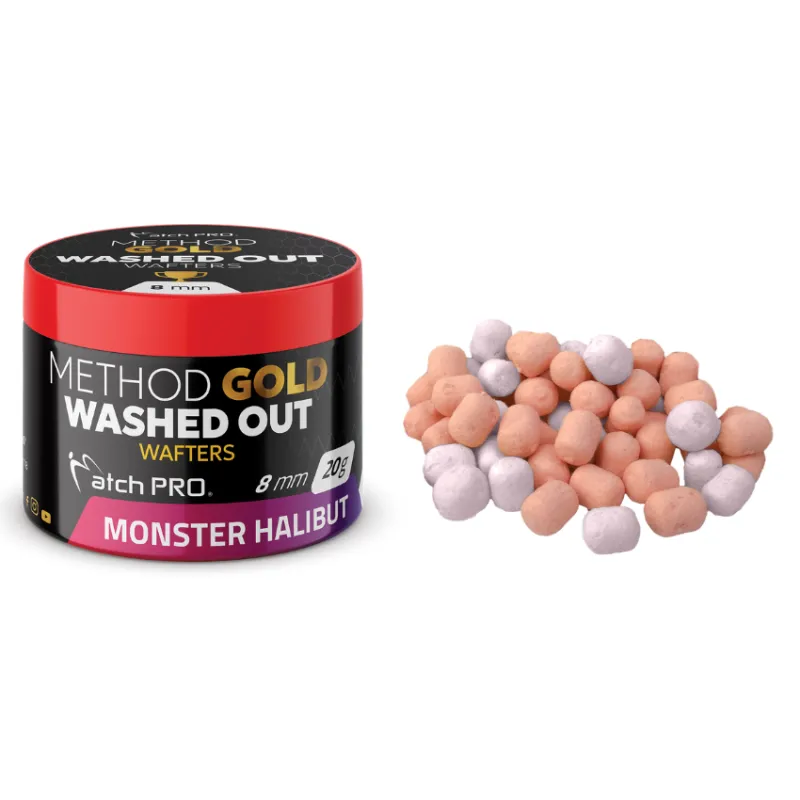 Gold Wafters Washed Out Monster Halibut 8mm MatchPro – Method