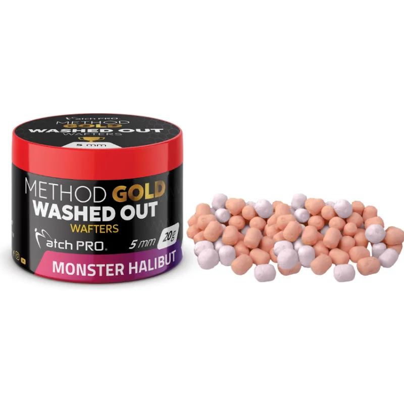 Gold Wafters Washed Out Monster Halibut 5mm MatchPro – Method