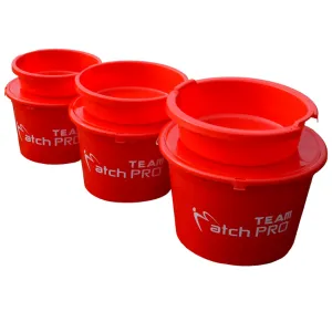 Wiadro 13L + Miska 4L + Pokrywka TEAM MatchPro RED