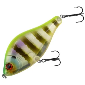 Mikado MFT Jerk 7cm Chartreuse Blue Suspending