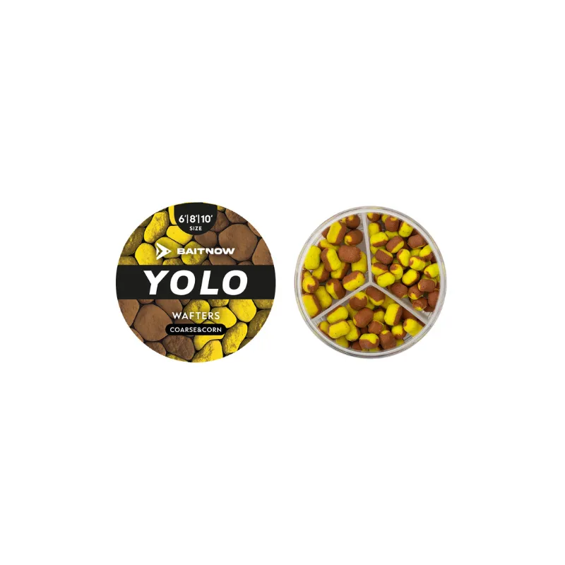 Wafters YOLO Coarse & Corn Yellow Bronze 6/8/10mm Method Feeder