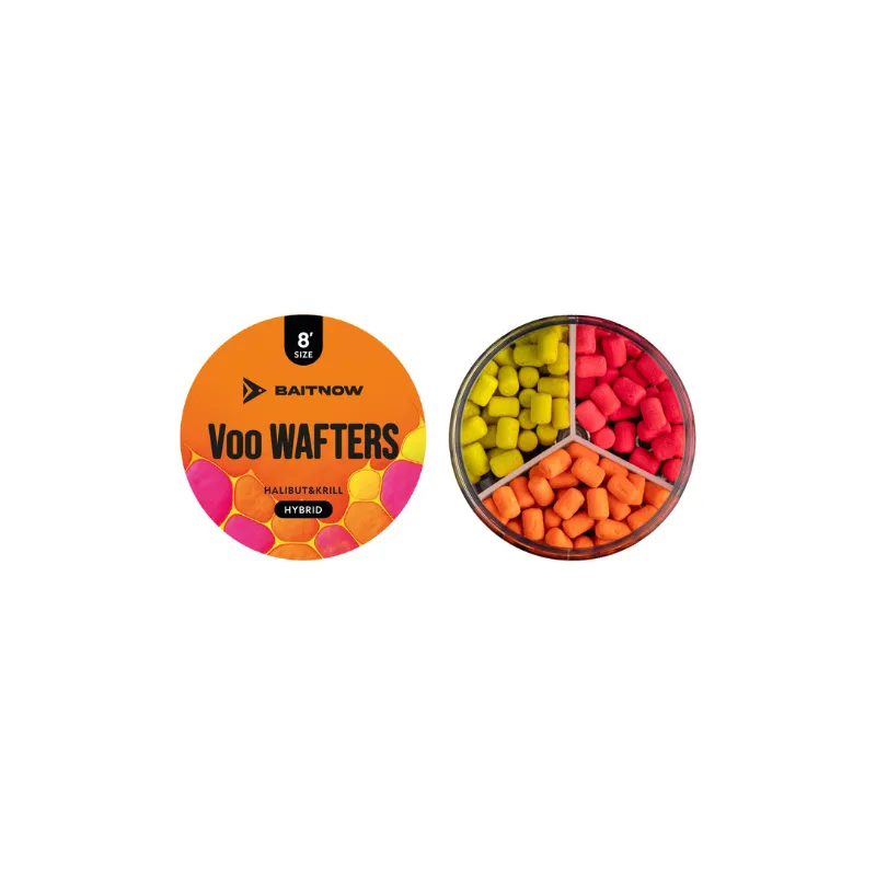 Wafters Method Feeder VOO Hybrid 8mm Baitnow Halibut Kryl