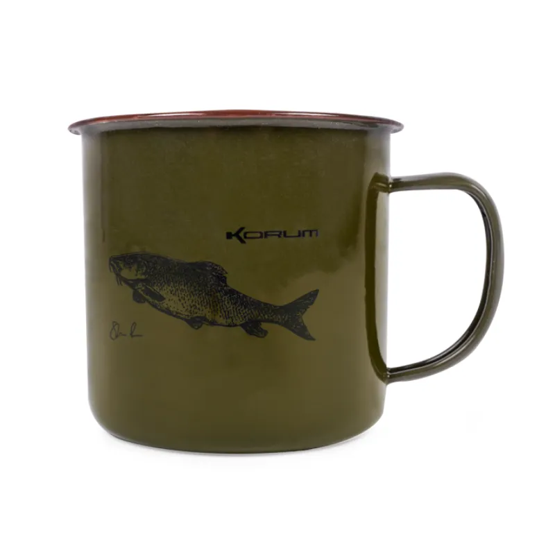 Korum Classic Enamel Mug Barbel 330 ml – kubek wędkarski