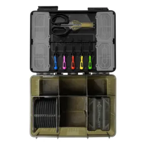 Korum Tackle Blox Fully Loaded – pudełko wędkarskie z wyposażeniem