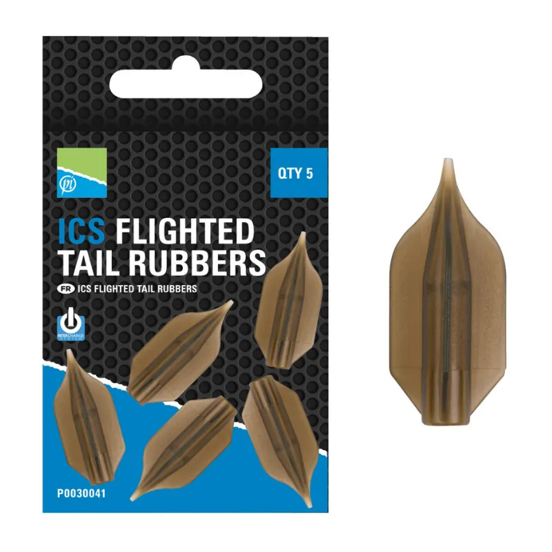 Nasadki Preston ICS Flighted Tail Rubbers 5 sztuk