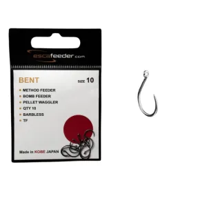 Haczyki Esca Feeder Method Barbless Bent 14 bez zadzioru