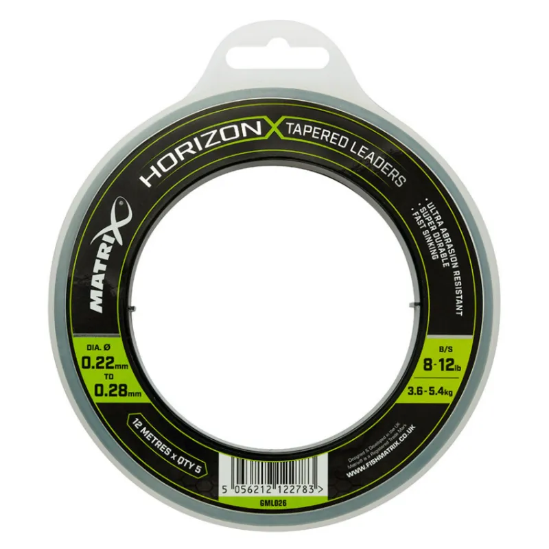 Strzałówka Matrix Horizon X Tapered Leaders 5x12m