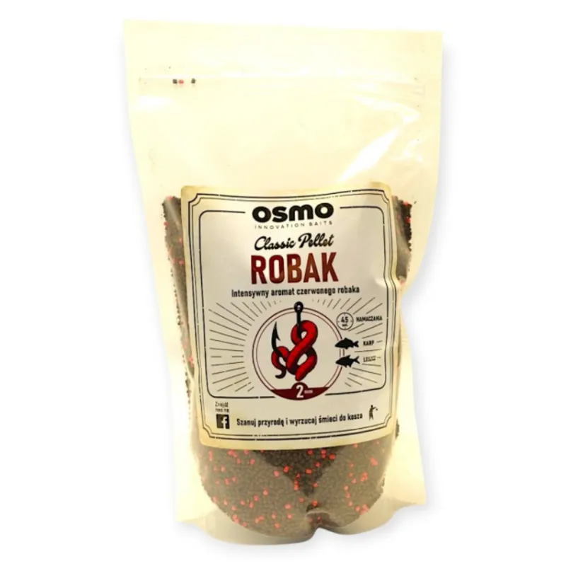 Pellet Osmo Classic Robak 0,8 kg do method feeder i feeder