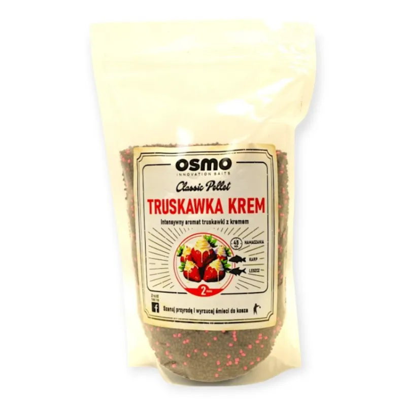 Pellet Osmo Classic Truskawka/Krem 0,8 kg method feeder