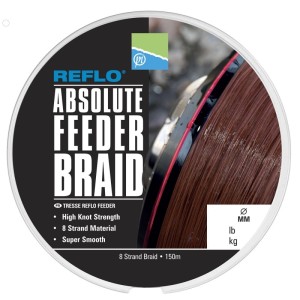 Plecionka Preston Reflo Absolute Feeder Braid 0.08mm 150m – 8-splotowa plecionka feeder