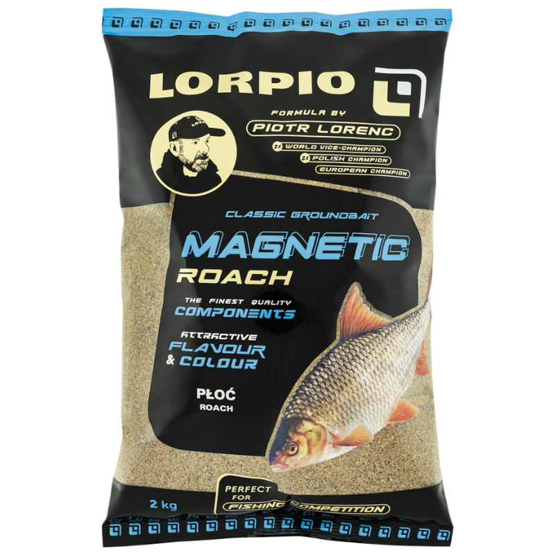Zanęta Lorpio Magnetic Roach 2kg – skuteczna mieszanka na płoć i krąpia