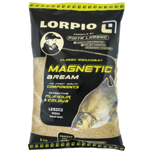 Zanęta Lorpio Magnetic Bream River 2kg – skuteczna zanęta na leszcza w rzece
