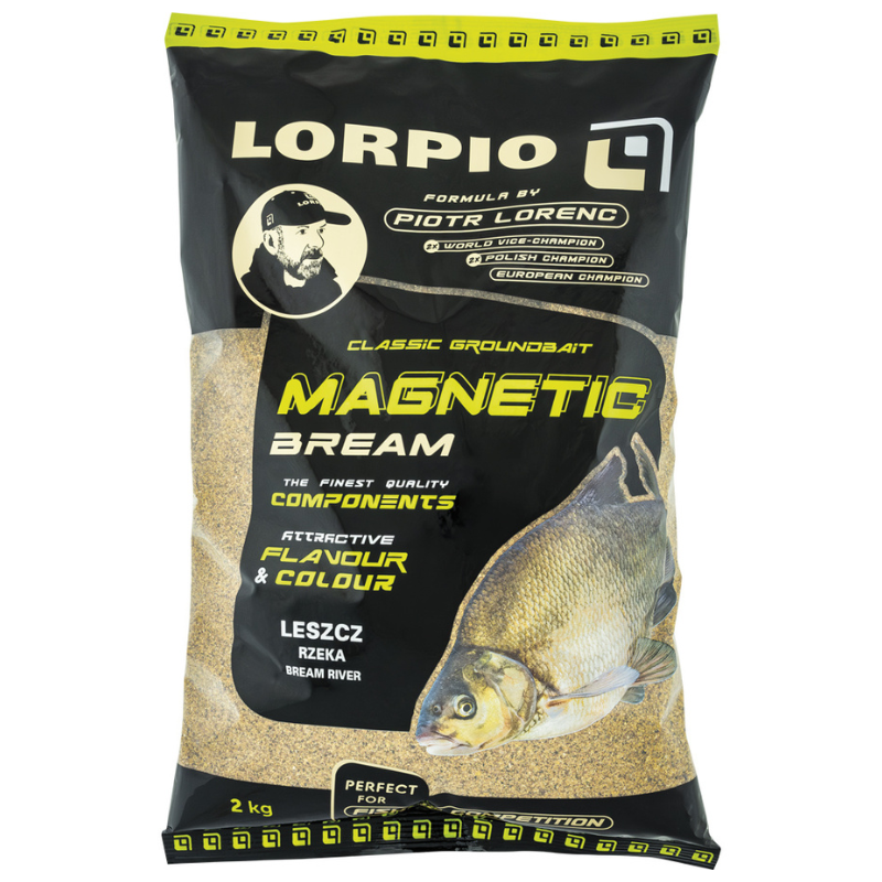 Zanęta Lorpio Magnetic Bream River 2kg – skuteczna zanęta na leszcza w rzece