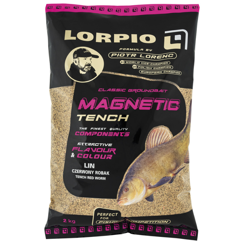 Zanęta Lorpio Magnetic Tench Red Worm 2kg – na lina i karasia
