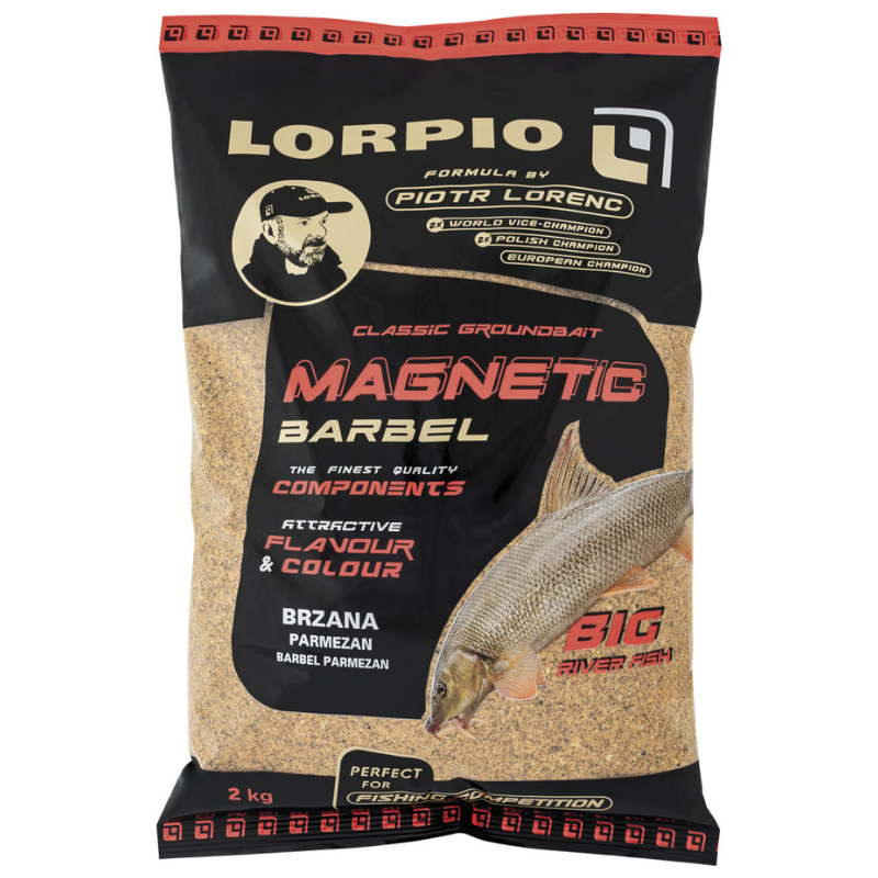 Zanęta Lorpio Magnetic Barbel Brzana 2kg – na brzany, klenie i leszcze