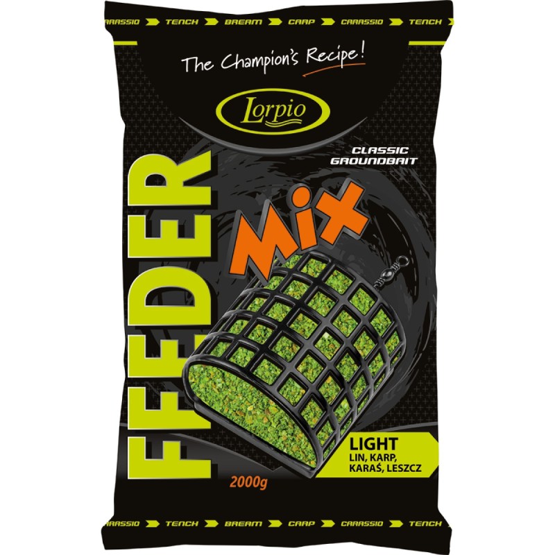Zanęta Lorpio Feeder Mix Light 2kg – idealna do wód stojących