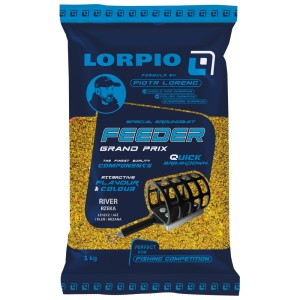 Zanęta Lorpio Grand Prix Feeder River 1kg – mocna mieszanka na rzekę