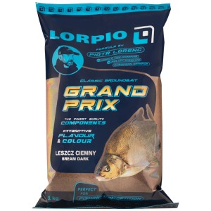 Zanęta Lorpio Grand Prix Bream Dark 1kg – ciemna mieszanka na duże leszcze