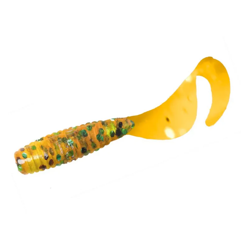 Lucky John Micro Grub 1" 2,5 cm PA19 – mikro twister pod lód