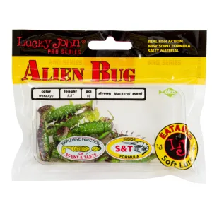 Robak Lucky John Alien Bug 1,5" 3,8 cm T44 – guma na okonie