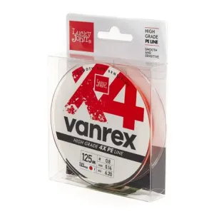 Plecionka Lucky John Vanrex X4 Braid 0.08 mm 125 m Fluo Orange