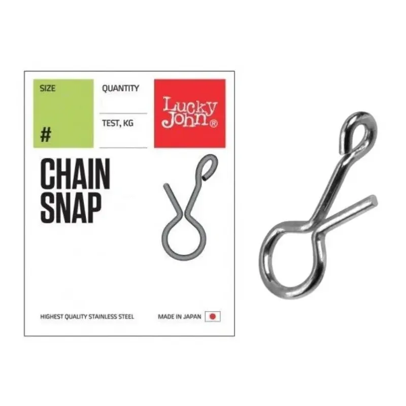 Agrafka Lucky John Chain Snap rozm. S do spinningu