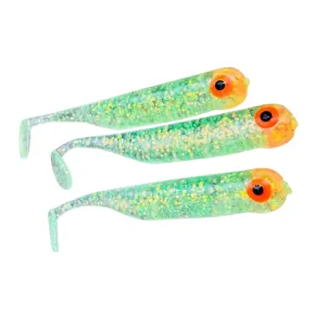Great Fish GF1 49 mm Glitter Light Green 10 szt. – guma na okonie