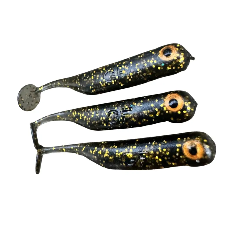 Great Fish GF1 49 mm Black & Gold 10 szt. – guma na okonie