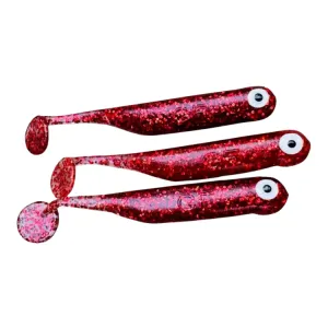 Great Fish GF1 49 mm Glitter Red 10 szt. – guma na okonie