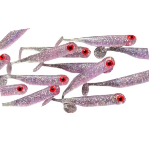 Great Fish GF1 49 mm Glitter Pink 10 szt. – guma na okonie