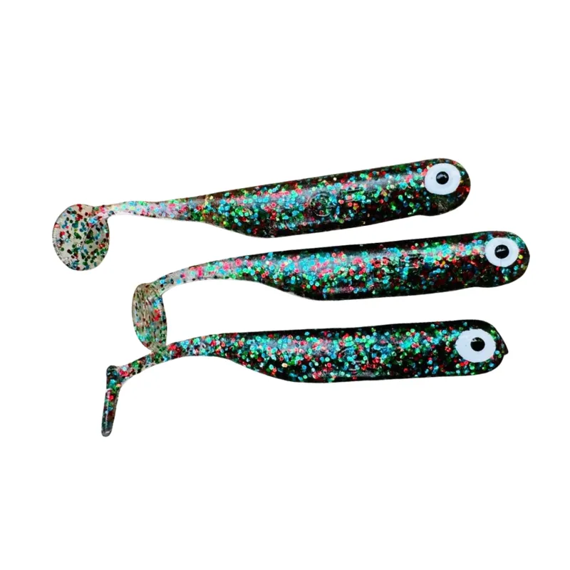 Great Fish GF1 49 mm Colorful Glitter 10 szt. – guma na okonie