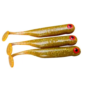 Great Fish GF1 49 mm Motor Oil Green 10 szt. – guma na okonie