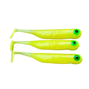 Great Fish GF1 49 mm Yellow – guma spinningowa 10 szt.