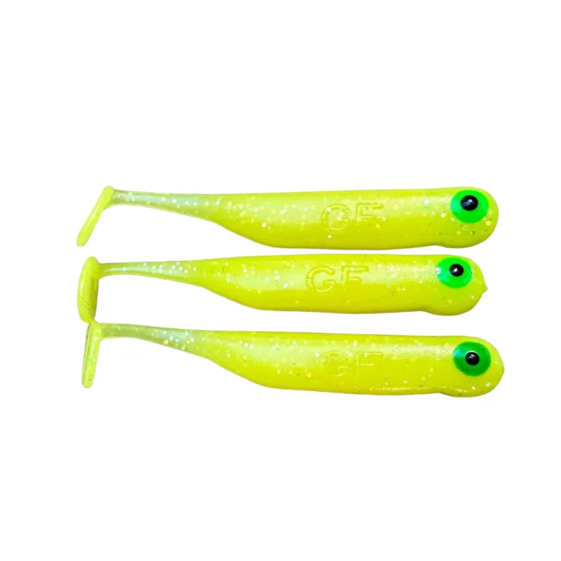 Great Fish GF1 49 mm Yellow – guma spinningowa 10 szt.