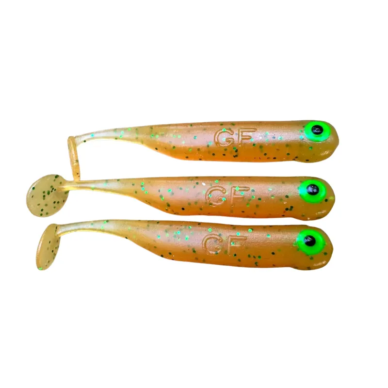 Great Fish GF1 49 mm Curry – guma spinningowa 10 szt.