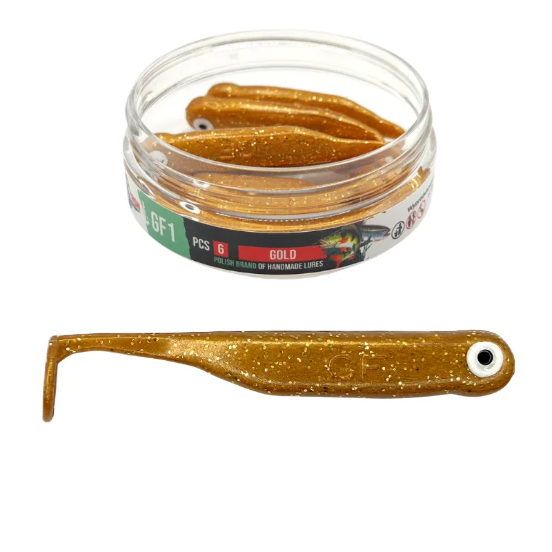 Great Fish GF1 7 cm Gold – guma spinningowa 6 szt.